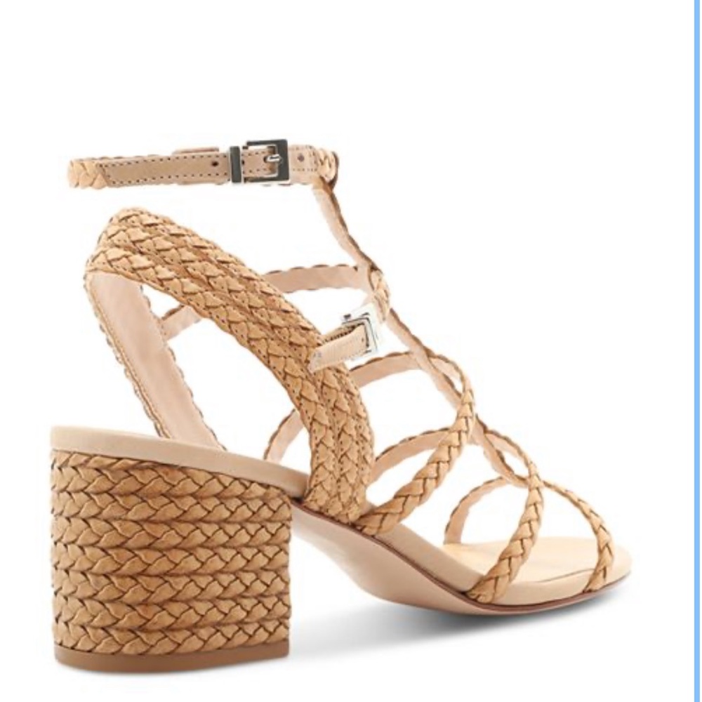 SCHUTZ Woven Block Heel Sandal - Picture 6 of 7